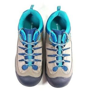 Airwalk Womens Sz 7 Buckley Hiker Trail Turquoise/Tan Sneakers Athletic Shoe